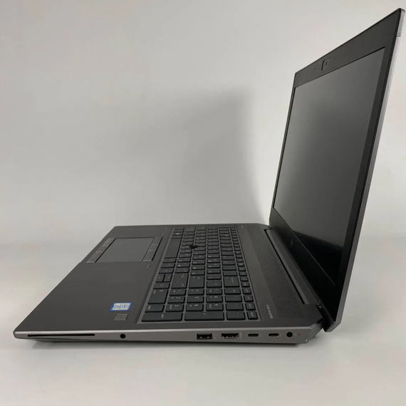 Мобільна робоча станція Б-клас HP ZBook 15 G5 / 15.6" (1920x1080) IPS / Intel Core i7-8850H (6 (12) ядра по 2.6 - 4.3 GHz) / 16 GB DDR4 / 240 GB SSD / nVidia Quadro P1000, 4 GB GDDR5, 256-bit / Fingerprint / WebCam б/в + Подарунок Бездротова миша / USB | Зображення 4