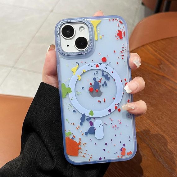 Чохол TPU+PC Flush with MagSafe для Apple iPhone 15 (6.1") Lazure | Зображення 4