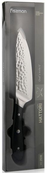 Ніж кухарський Fissman Hattori 15см hammered з нержавіючої сталі | Зображення 3