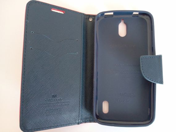 Чохол-книжка Goospery для Huawei Ascend Y625 червоний/синій | Зображення 1