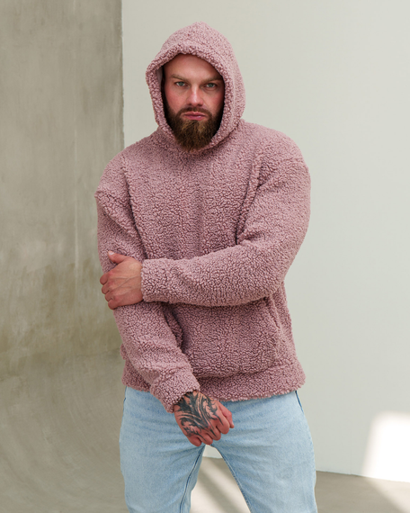 Худи Ведмедик розовый S | Зображення 3