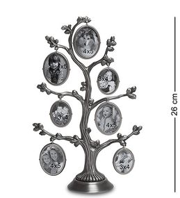 Настінна фоторамка Metal Family Tree 26 см (7 фото)