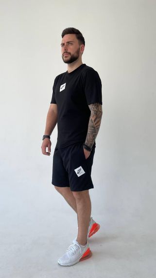 Чоловічий літній костюм Nike чорний | Зображення 2