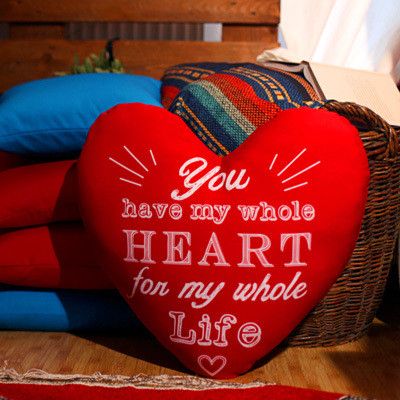 Подушка серце You have my whole heart for my whole life 37x37 см (4PS_15L102)