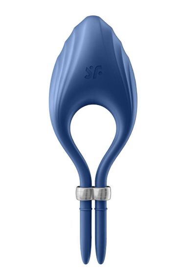 Ерекційне віброкільце-ласо Satisfyer Duelist Blue, 10 режимів, потужний мотор | Зображення 1
