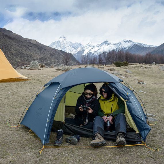 Намет двомісний зі сферичним куполом Naturehike Cloud Peak 2 NH19K240-Y, 15D, темно-синій | Зображення 6