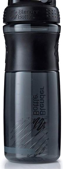 Шейкер спортивний (пляшка) BlenderBottle SportMixer 28oz/820ml Black (Original) | Зображення 2