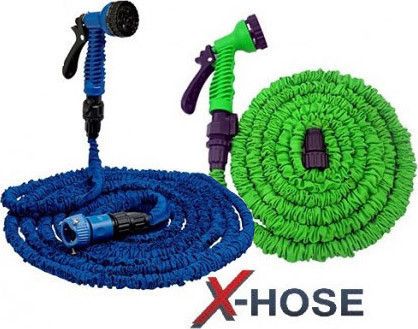 Шланг для полива X HOSE 60 м с распылителем, садовый шланг, поливочный шланг для сада | Зображення 9