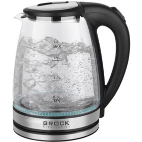 Електрочайник BROCK WK 2406 1500Вт/ 1.8л/ скло/ захист від перегріву/ автовимкнення