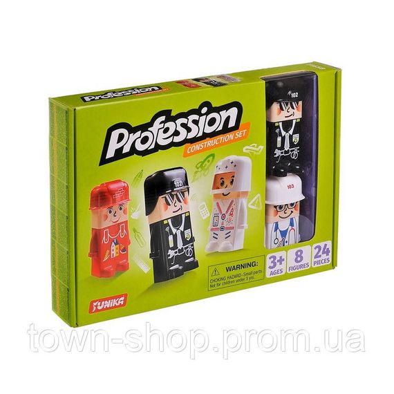 Конструктор с фигурками "Profession" 71658, 8 персонажей, 24 детали