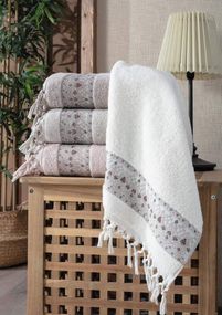 Набір рушників Pupilla 50х90 см Sidney лицеві 4 шт.