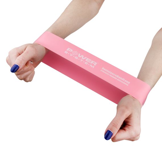 Резинка для фітнесу Павер сістем PS-4061 Flex Loop Light Pink (опір 12кг.) | Зображення 1