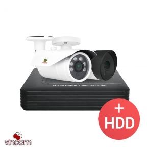 Комплект видеонаблюдения Partizan PRO AHD-36 2xCAM  1xDVR  HDD