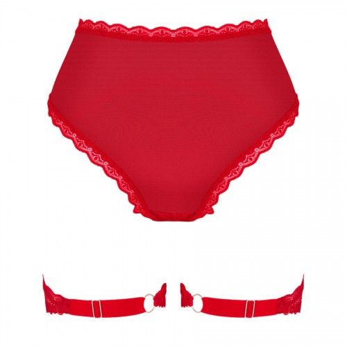 Трусики з поясом для панчохи Obsessive Belovya M/L Sex Aura | Зображення 3