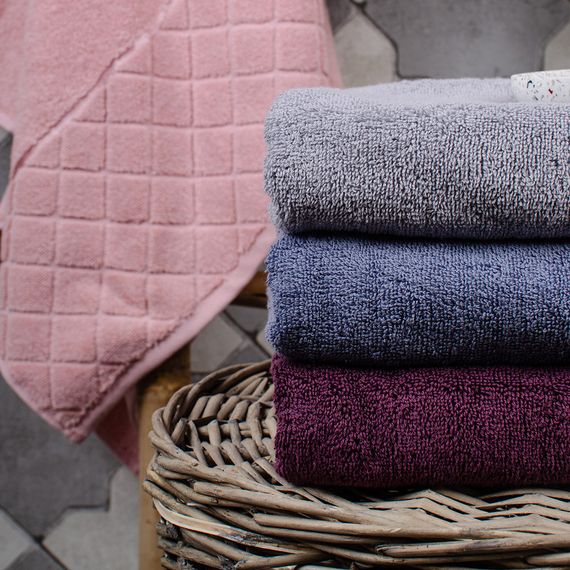 Рушник SoundSleep Soft махровий 70х140 см 500г темно-васильковий (2800004633505) | Зображення 2