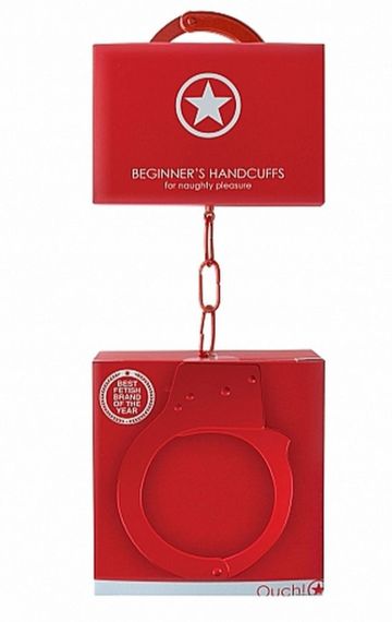 Наручники - Ouch! Beginner's Handcuffs Red sexstyle