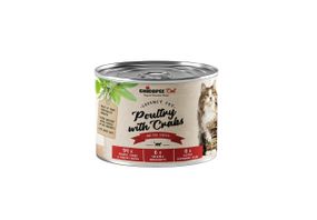 Консервы Chicopee (Чикопи) Cat Adult Gourmet pot Poultry & Crabs 195 гр х 6 шт для кошек птица с крабом