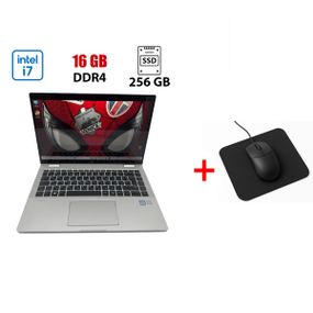 Ультрабук HP EliteBook X360 / 14" (1920x1080) IPS Touch / Intel Core i7-8565U (4 (8) ядра по 1.8 - 4.6 GHz) / 16 GB DDR4 / 256 GB SSD / Intel UHD Graphics / WebCam б/в + Подарунок Мишка та килимок