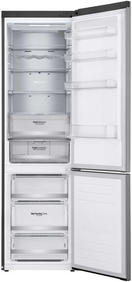 Холодильник з нижньою морозильною камерою LG GW-B509SMUM,  платиново-сірий (GW-B509SMUM) | Зображення 1