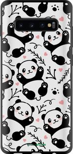 Чохол на Samsung Galaxy S10 Plus Панди "4318b-1649-2448"