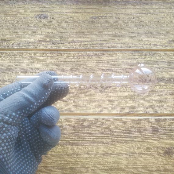 Стеклянная трубка Spira Oil Pink | Зображення 1