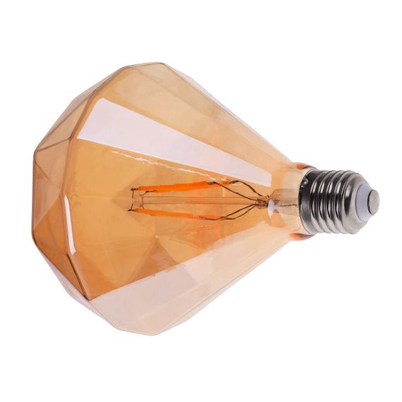 Лампа светодиодная LED 8W E27 COG WW PZ125 Amber 220V | Зображення 4