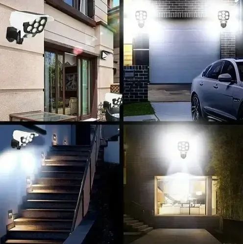 Уличный фонарь на солнечной батареи в виде камеры CL877A 180W муляж камеры с пультом и датчиком движения | Зображення 3