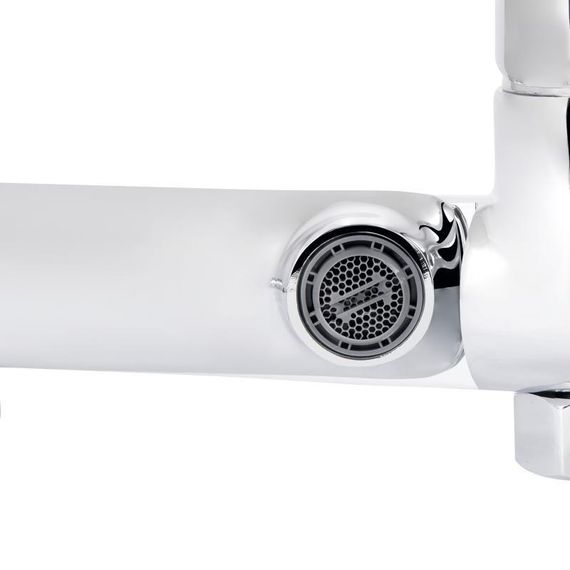 Смеситель для ванны Qtap Evia с поворотным изливом (c душевым гарнитуром) QTEVI260CRM47578 Chrome | Зображення 6