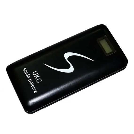 Портативное зарядное устройство для телефона Power Bank  UKC 30000 Lcd Павербанк USB черный | Зображення 1