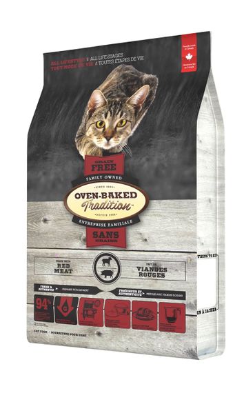 Корм Oven-Baked Tradition Cat Red Meat Grain Free сухий з червоним м'ясом для котів будь-якого віку 1.13 кг