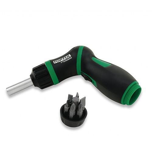 Отвертка трещоточная пистолетного типа TOPTUL 8-в-1 GAAR0901