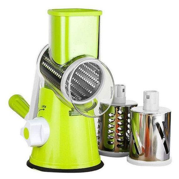 Овочерізка - мультислайсер для овочів та фруктів Kitchen Master Ручна овочерізка - подрібнювач для дому | Зображення 4
