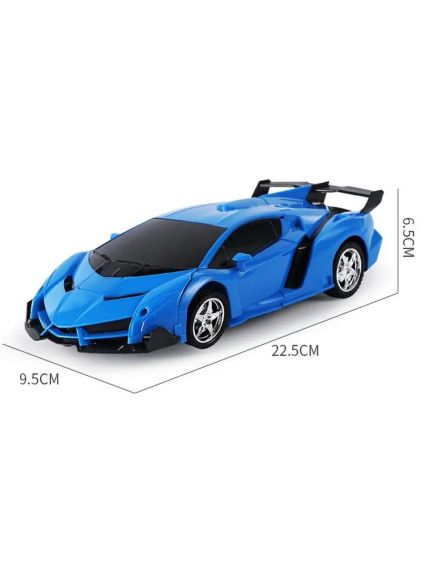 Машинка-трансформер с пультом Lamborgini / Машина трансформер аккумуляторная на радиоуправлении | Зображення 2