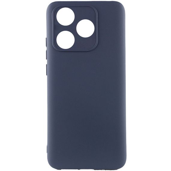 Чехол Silicone Cover Lakshmi Full Camera (AAA) для TECNO Spark 10 Темно-синий / Midnight blue