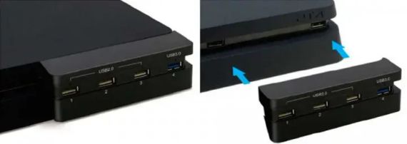 Хаб 4USB для PS4 SLIM | Зображення 2