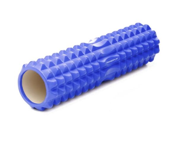 Масажний ролик (роллер) PowerPlay 4406 EVA Massage Roller Синій 45x12 см (PP_4406_Blue)