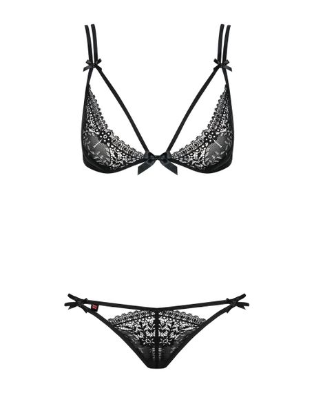 Комплект білизни - Obsessive Intensa Set Black - S/M Sex Aura | Зображення 3