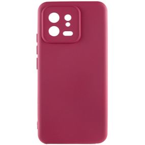 Чехол Silicone Cover Lakshmi Full Camera (A) для Xiaomi 13 Full camera, Бордовый / Marsala