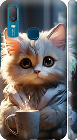 Чохол на Vivo Y11 Білий кіт "5646m-629-2448"