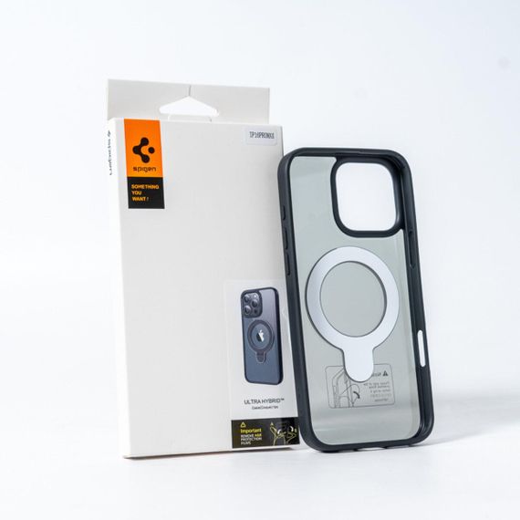 Чохол для смартфона Spigen AAA Magnetic Ring for Apple iPhone 13 Pro Max All Black | Зображення 2