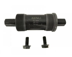 Каретка велосипедна нерозбірна (квадрат) (L-118 mm) Kenli KL-08A KL