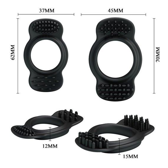 Набір ерекційних кілець RING BI-210171 Sex Aura | Зображення 5