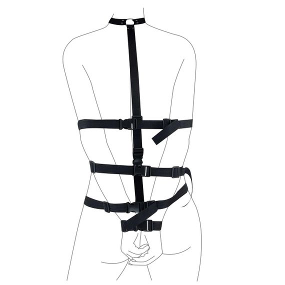 Набір для фіксації Art of Sex – BDSM Fixation Black Night Simple Sex Aura | Зображення 3