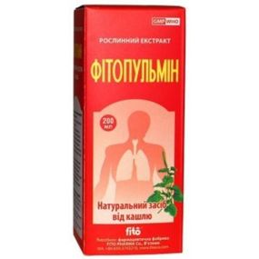 Протизапальний засіб Fito Pharma Фітопульмін рідкий екстракт 200 мл