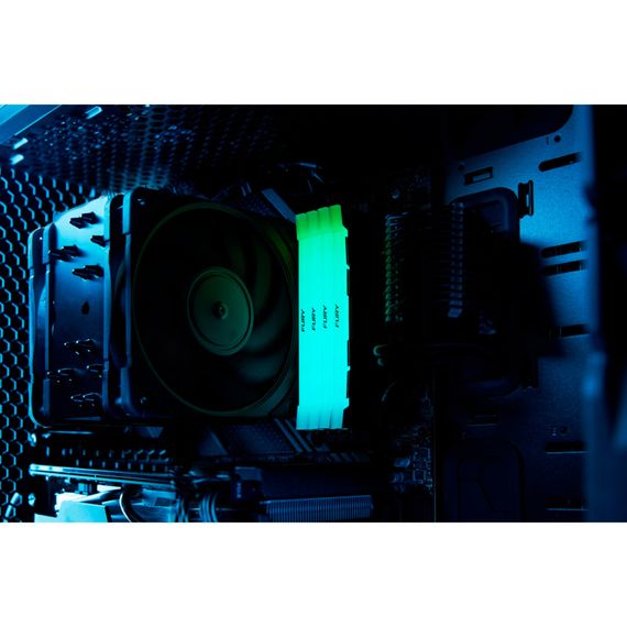 Модуль пам'яті для комп'ютера DDR4 32GB 3200 MHz Renegade Kingston Fury (ex.HyperX) (KF432C16RB2A/32) | Зображення 5