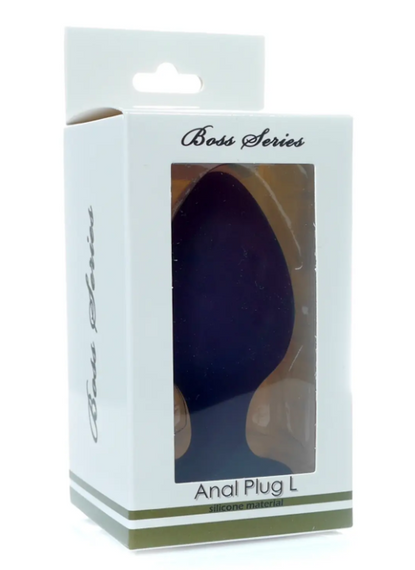 Анальній силіконовий плаг Boss Series — Silicone Anal Plug L 4,4 cm Sex Aura | Зображення 6