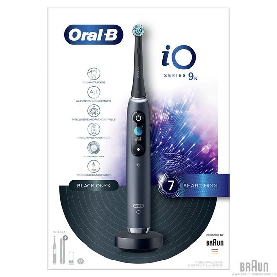 Електрощітка BRAUN Oral-B iO Series 9N IOM9.1B2.2AD Black Onyx | Зображення 2