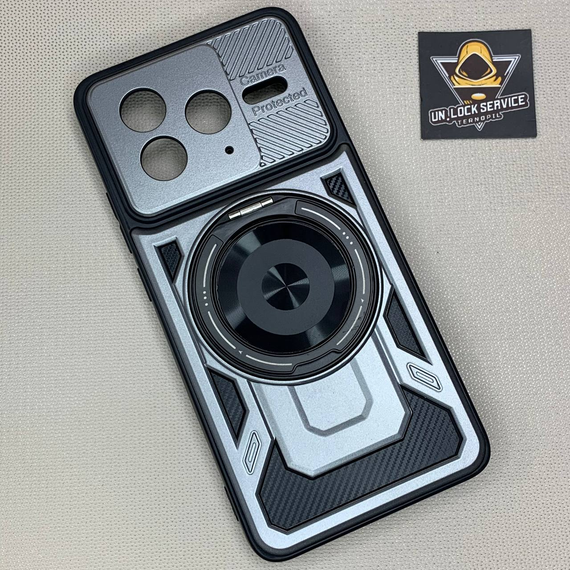 Чохол протиударний Poco F7 Pro Ring MagSafe з кільцем