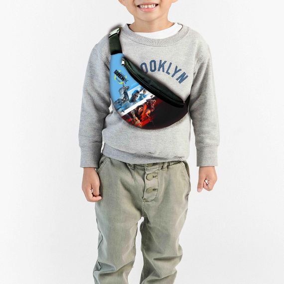 Сумка-бананка "Rainbow Six Siege" с  принтом ,32х15см,детская,молодежная (00065)