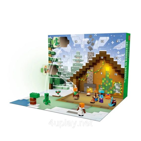 Новогодний адвент календарь ЛЕГО Майнкрафт 2025 Оригинал LEGO Minecraft Advent Calendar 2025 | Зображення 4